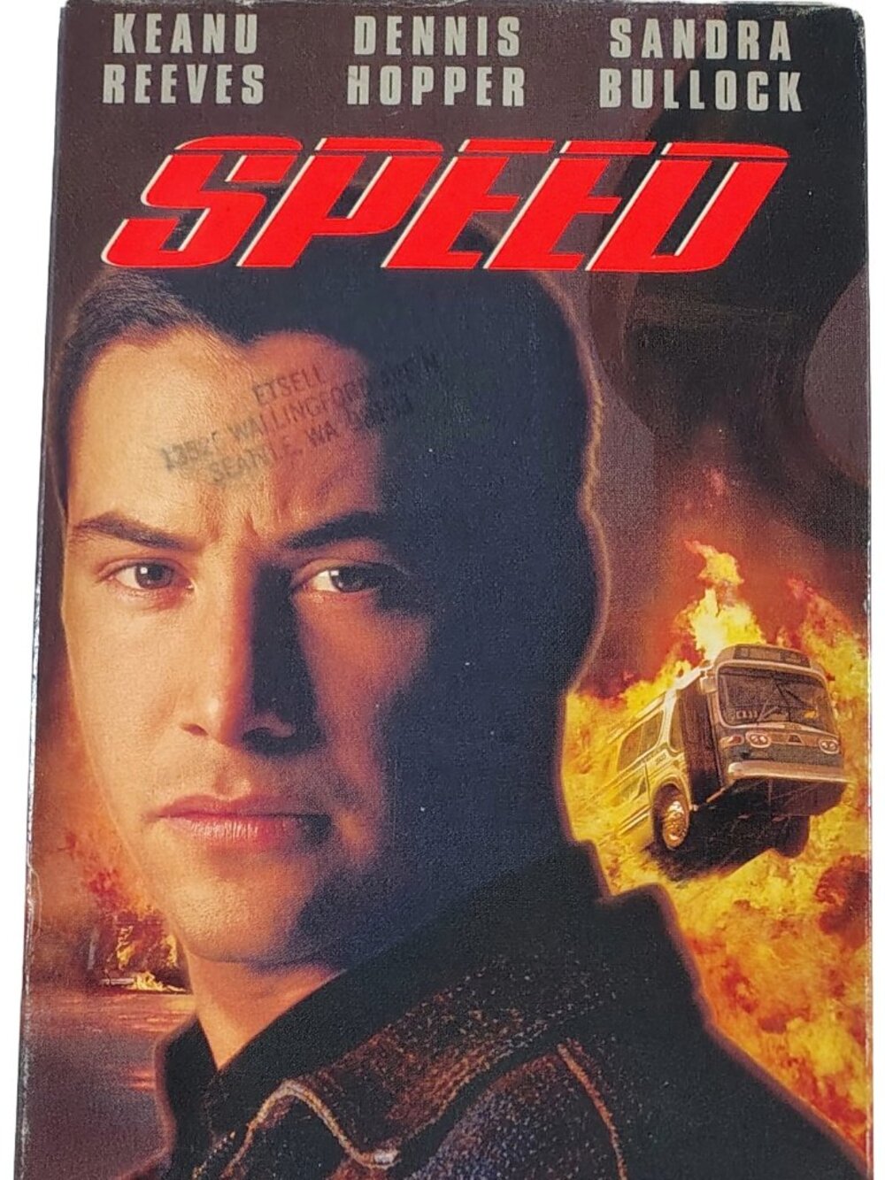 (1994) Speed Rated R Action/Thriller VHS Cassette Tape